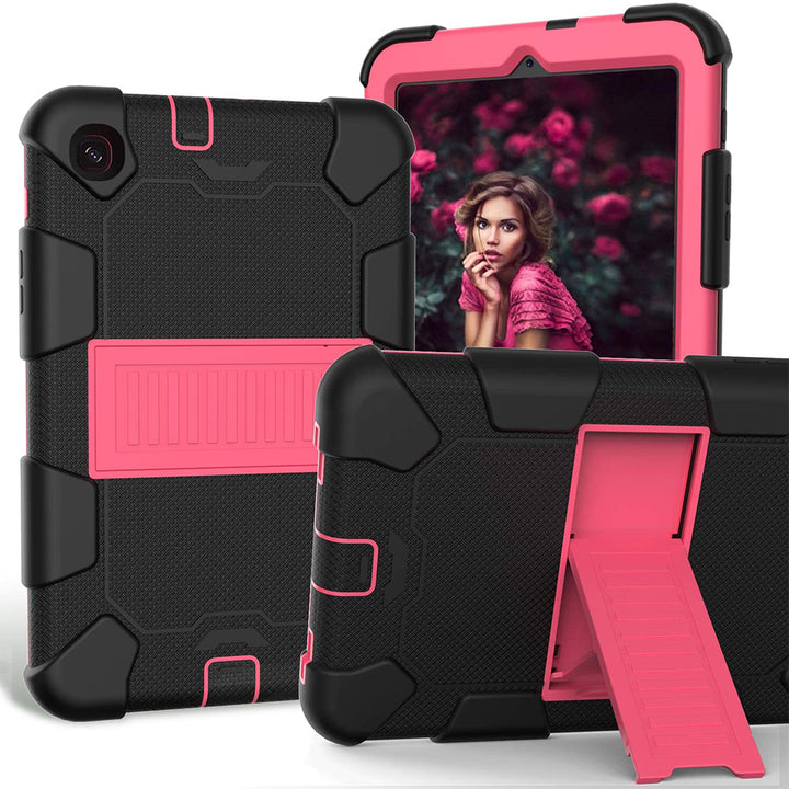 For Samsung Galaxy Tab A 8.4 2020 / T307 Dual layer Shockproof Heavy Duty Hybrid Silicone Kickstand Tablet Case Cover Image 9