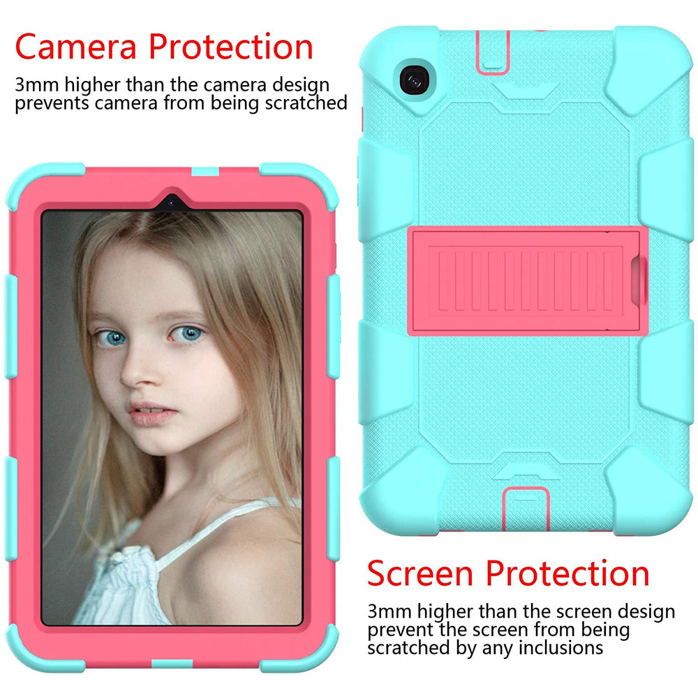 For Samsung Galaxy Tab A 8.4 2020 / T307 Dual layer Shockproof Heavy Duty Hybrid Silicone Kickstand Tablet Case Cover Image 12