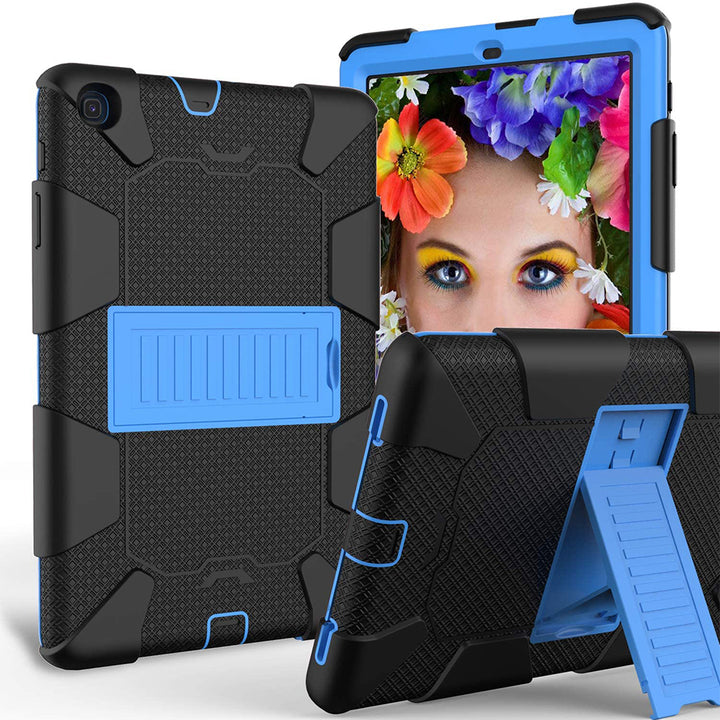 For Samsung Galaxy Tab A 10.1 2019 SM- T510 / T515 Dual layer Shockproof Heavy Duty Hybrid Silicone Kickstand Tablet Image 3