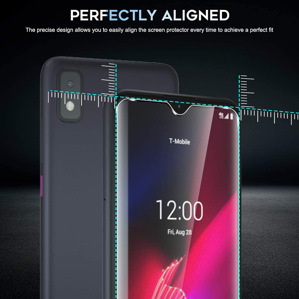 TCL REVVL 4 Tempered Glass Screen Protector Ultra Clear Thin Scratch Resistant Image 4