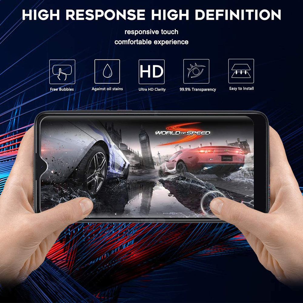 TCL REVVL 4 Tempered Glass Screen Protector Ultra Clear Thin Scratch Resistant Image 4