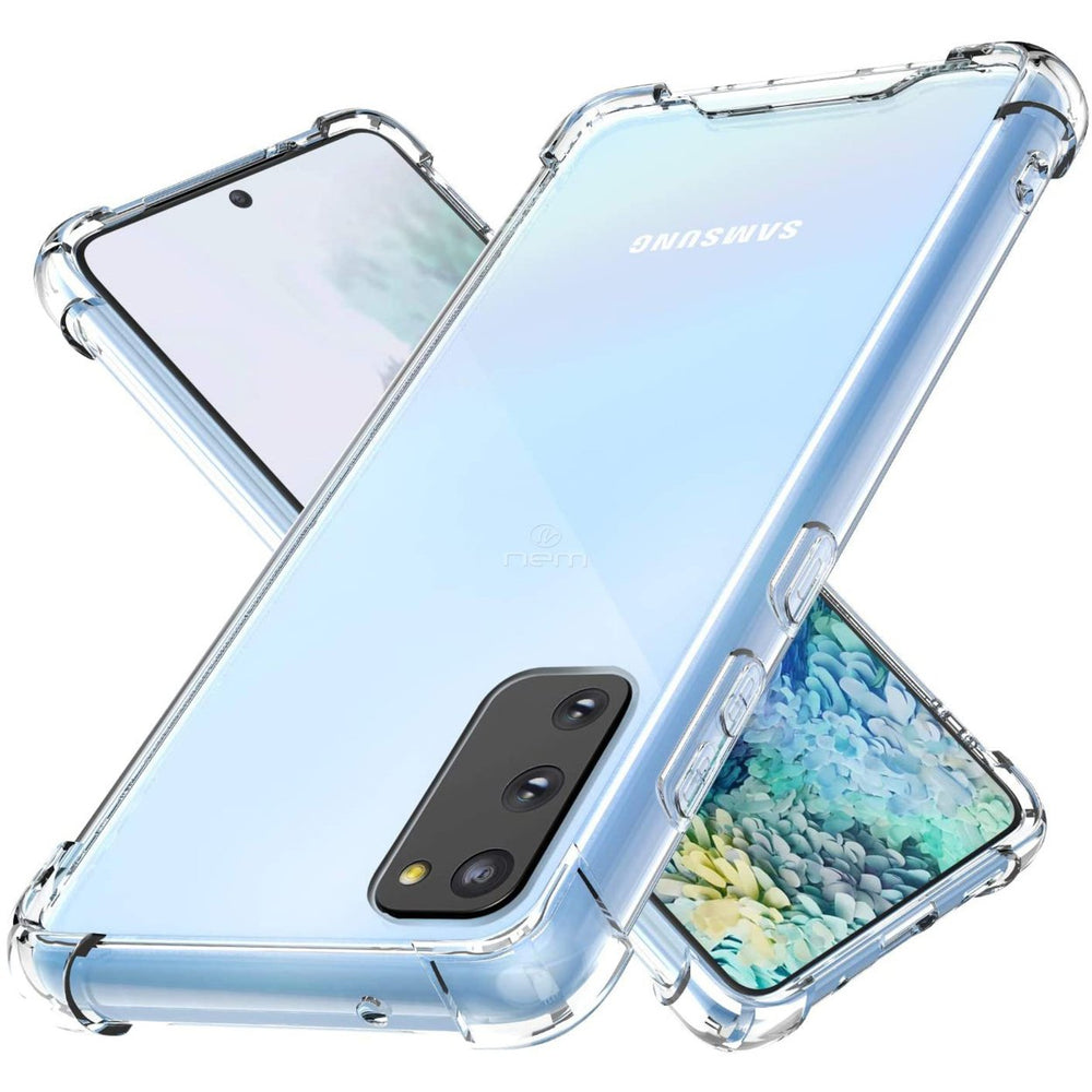 Samsung Galaxy S20 FE Transparent TPU Hybrid Case Clear Silicone Cover Image 2