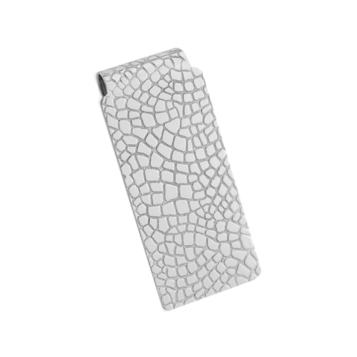 Money Clip in Sterling Silver with Rhodium Plating Image 1