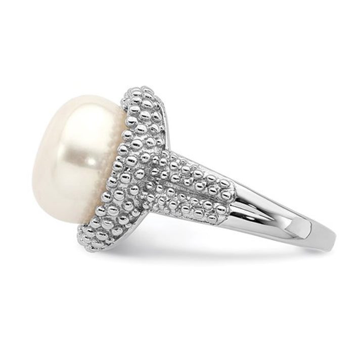 Freshwater Cultured 11-12mm Pearl Ring in Sterling Silver Image 4