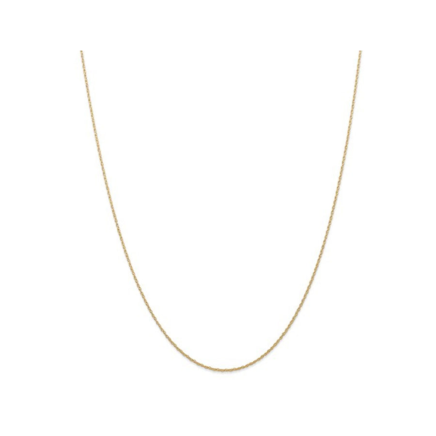 18 inch 7R Chain in 14 Karat Yellow Gold .7mm Image 1