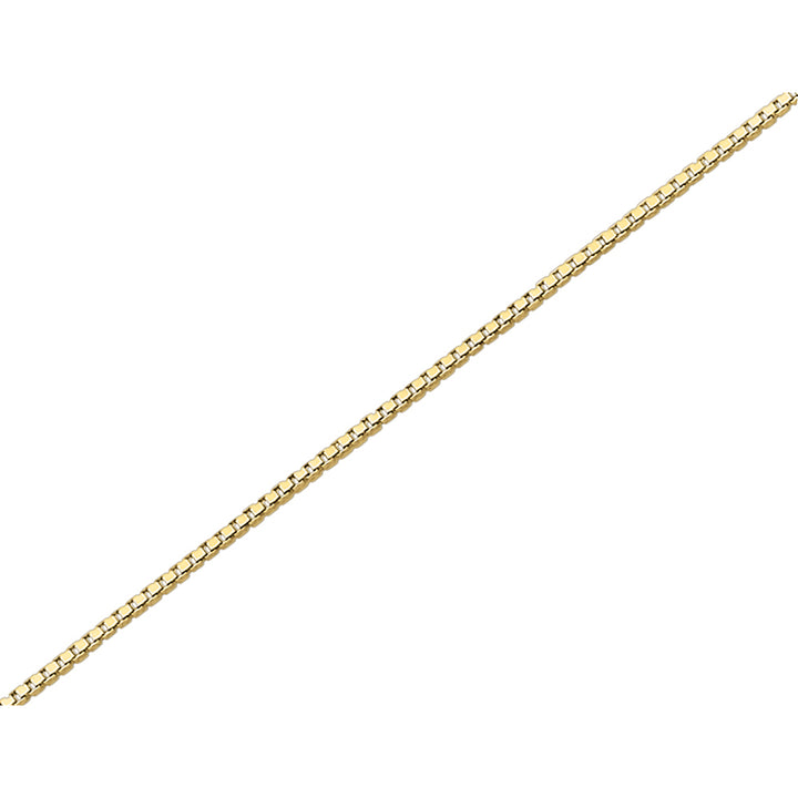 18 inch 7R Chain in 14 Karat Yellow Gold .7mm Image 2