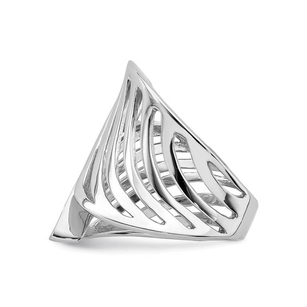 Ladies Sterling Silver Fashion Ring Image 4