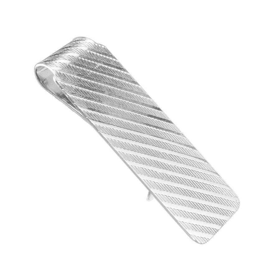 Sterling Silver Rhodium Plated Money Clip Image 1