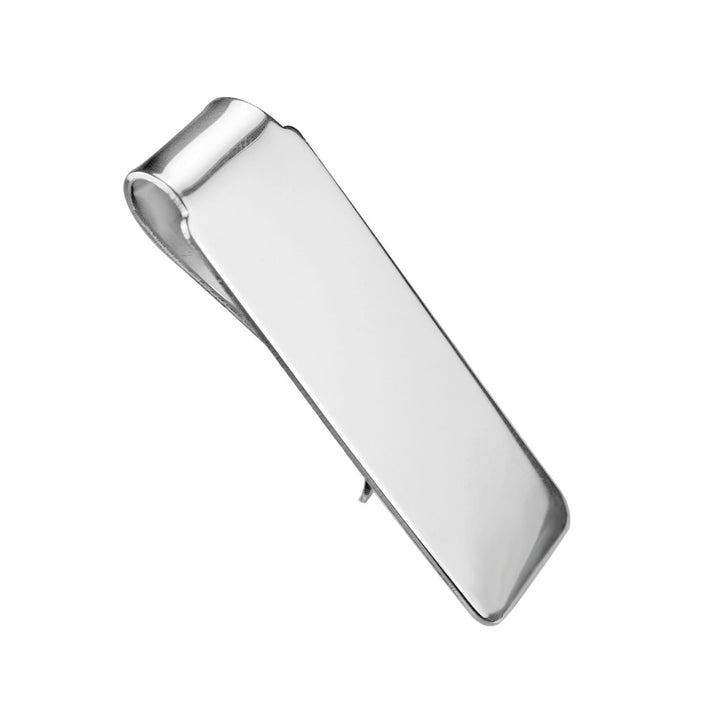 Polished Money Clip in Sterling Silver Image 1