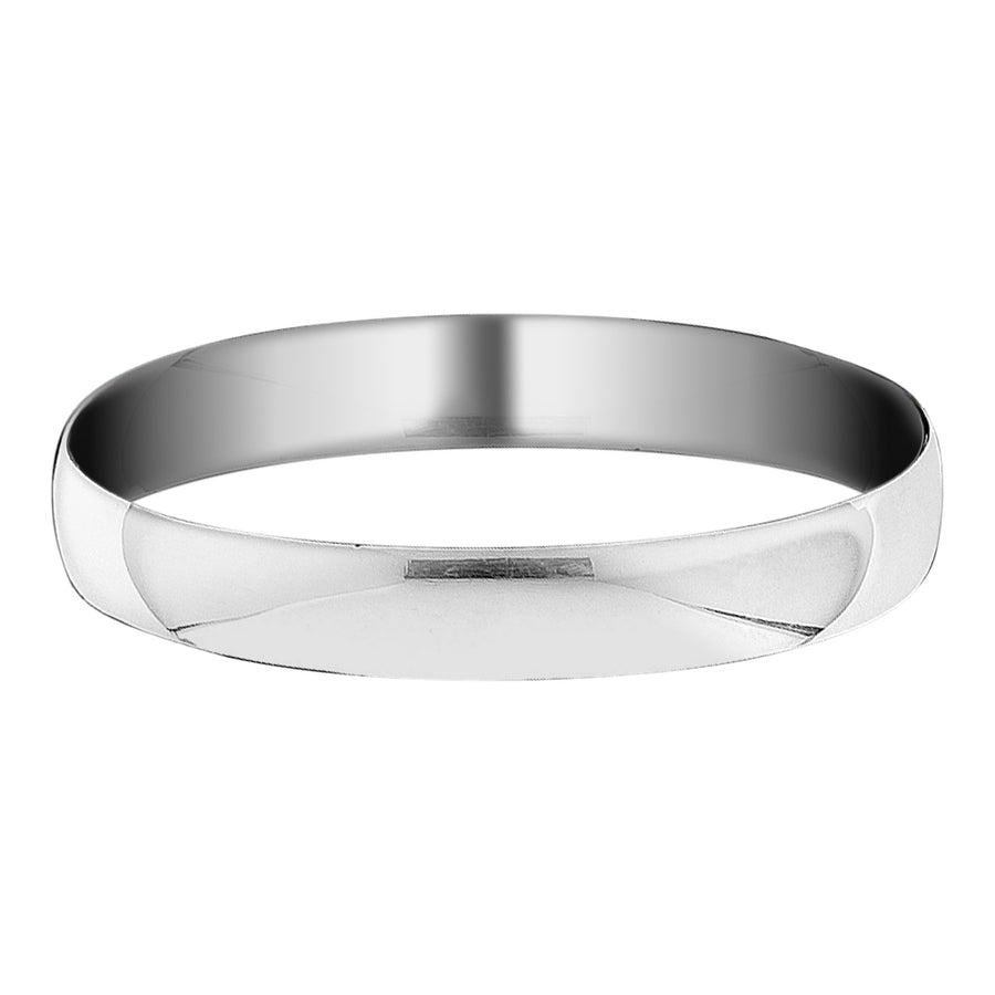 Sterling Silver Slip-On Bangle Bracelet (9.75mm) Image 1