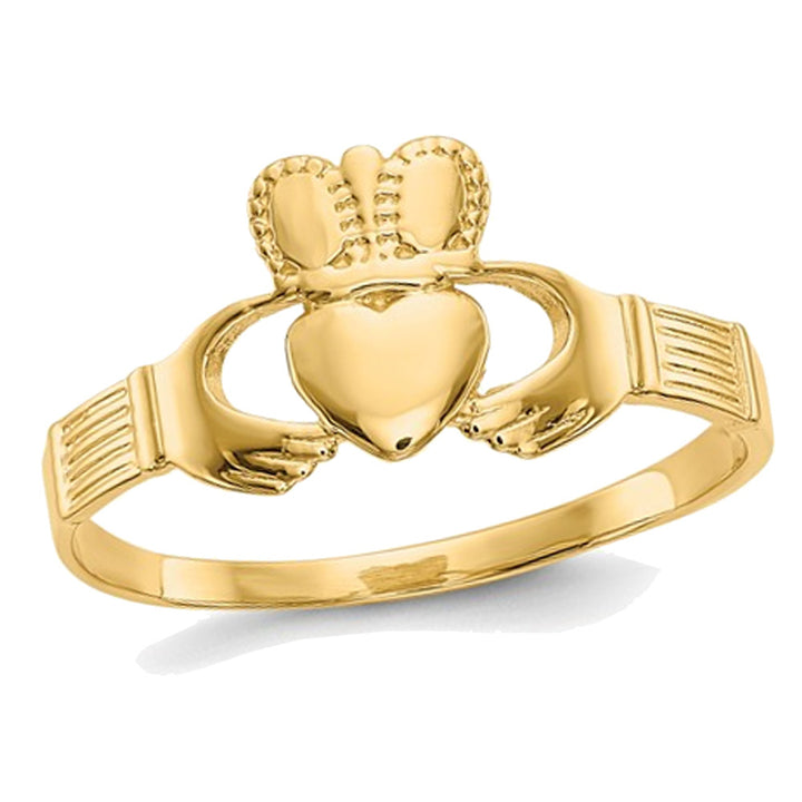 Ladies Claddagh Ring in 14K Yellow Gold (SIZE 7) Image 1