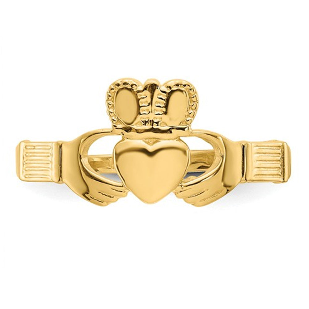 Ladies Claddagh Ring in 14K Yellow Gold (SIZE 7) Image 2