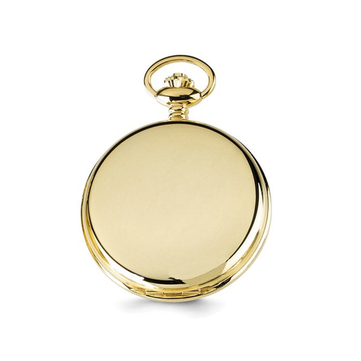 Charles Hubert 14k Gold Finish Pocket Watch (48mm) Image 3