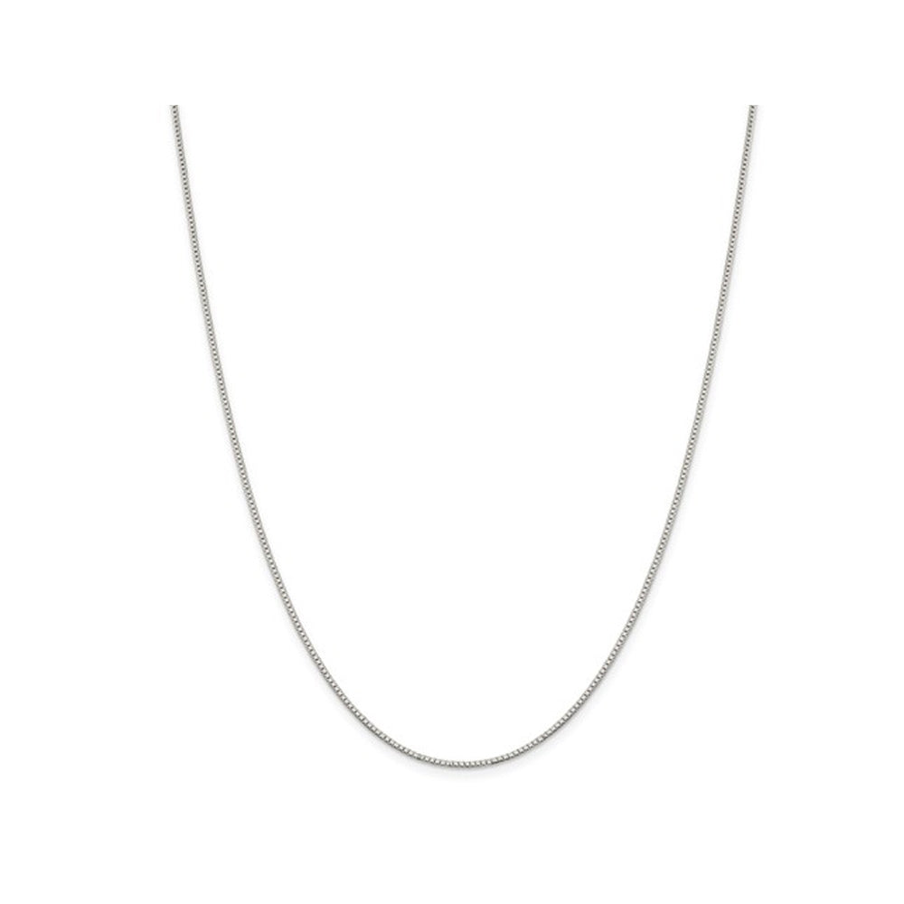 Box Chain Necklace in Sterling Silver 20 Inches (1.10mm) Image 1