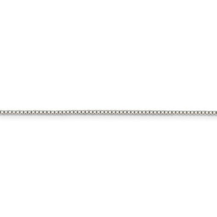 Box Chain Necklace in Sterling Silver 20 Inches (1.10mm) Image 3