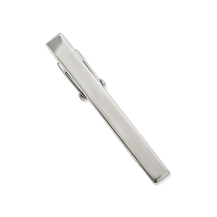 Mens Tie Bar in Stainless Steel Image 1