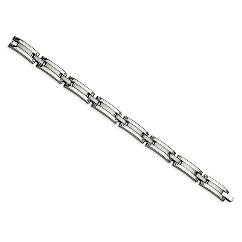 Mens Stainless Steel Bracelet (8.5 Inches) Image 4