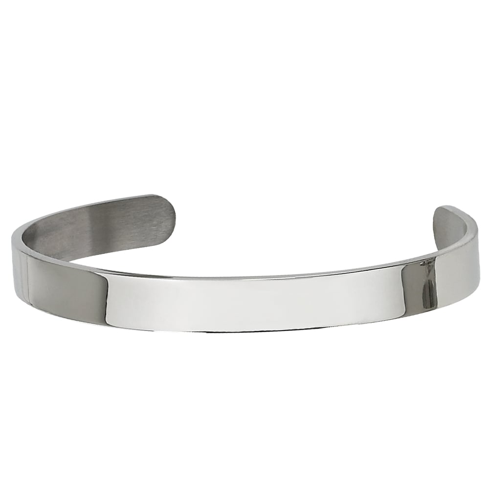 Cuff Bracelet in Stainless Steel Image 1