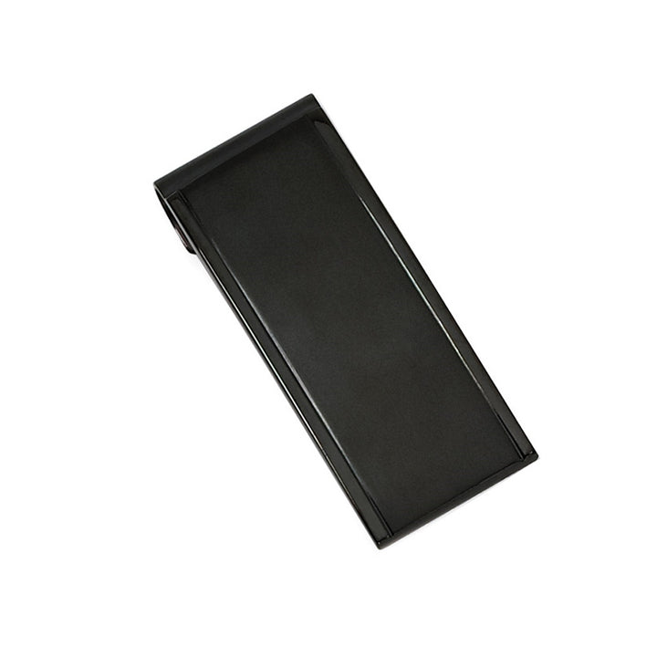 Mens Black Plated Money Clip in Stainless Steel Image 2