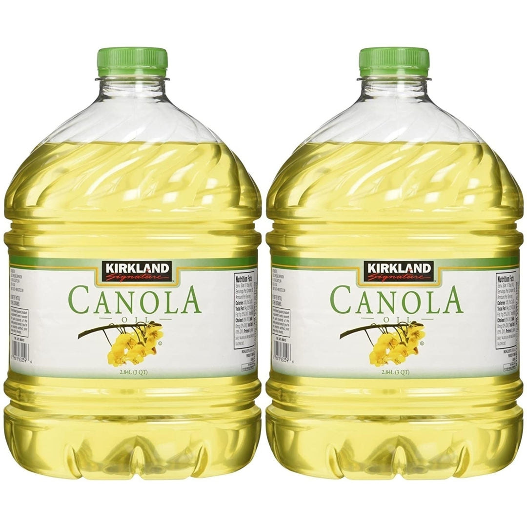 Kirkland Signature Canola Oil 96 Fluid Ounce (2 Count) Image 1