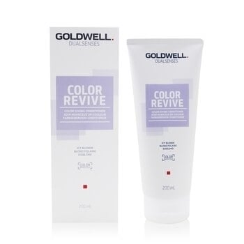 Goldwell Dual Senses Color Revive Color Giving Conditioner -  Icy Blonde 200ml/6.7oz Image 2