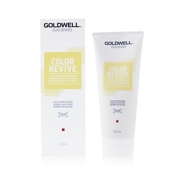 Goldwell Dual Senses Color Revive Color Giving Conditioner -  Light Warm Blonde 200ml/6.7oz Image 2