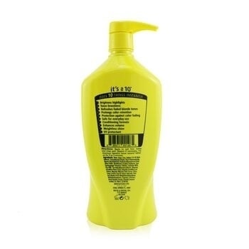 Its A 10 Miracle Brightening Shampoo (For Blondes) 1000ml/33.8oz Image 3