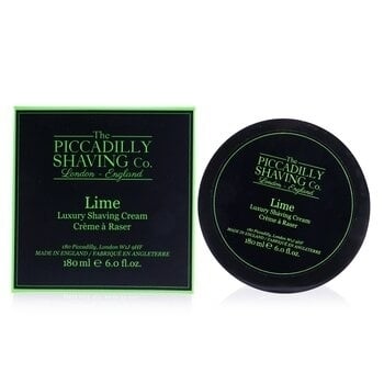 The Piccadilly Shaving Co. Lime Luxury Shaving Cream 180g/6oz Image 2