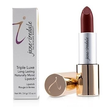 Jane Iredale Triple Luxe Long Lasting Naturally Moist Lipstick -  Megan (Strawberry Red) 3.4g/0.12oz Image 3