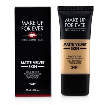 Make Up For Ever Matte Velvet Skin Full Coverage Foundation - Y305 (Soft Beige) 30ml/1oz Image 3