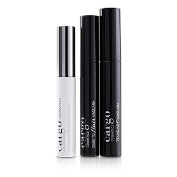 Cargo Mascara Kit: 1x Dare To Flair Mascara 1x Texalash Mascara 1x Swimmables Waterproof Mascara Topcoat 3pcs Image 2