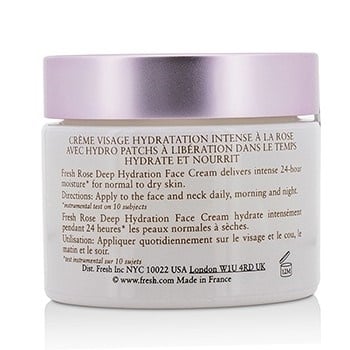 Fresh Rose Deep Hydration Face Cream - Normal to Dry Skin Types 50ml/1.6oz Image 3