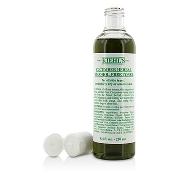 Kiehls Cucumber Herbal Alcohol-Free Toner - For Dry or Sensitive Skin Types 250ml/8.4oz Image 2