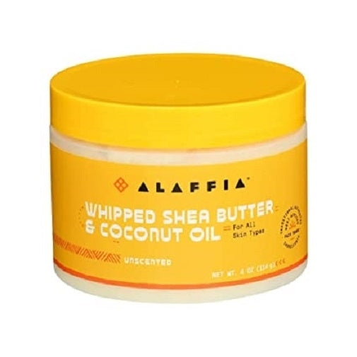 Alaffia Whipped Shea Butter and Coconut Oil Unscented Image 1