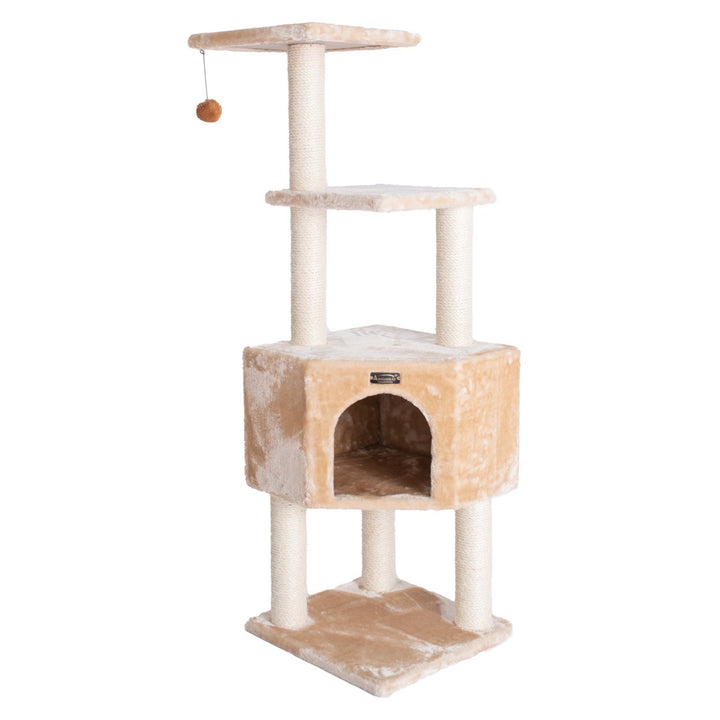 Armarkat Real Wood Classic Cat Tree Model A4801BeigeClassic Model A4801 Image 1