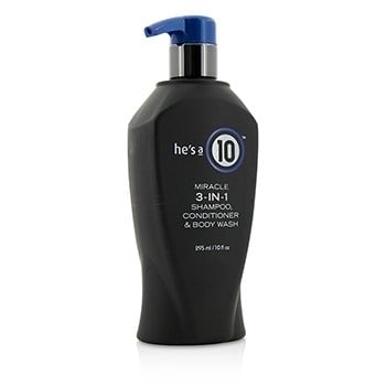 Its A 10 Hes A 10 Miracle 3-In-1 Shampoo Conditioner and Body Wash 295ml/10oz Image 3