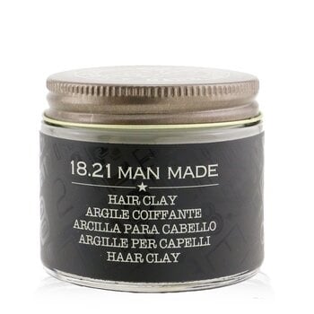 18.21 Man Made Clay -  Sweet Tobacco (Matte Finish / Medium Hold) 56.7g/2oz Image 3