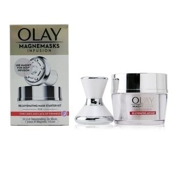 Olay Magnemasks Infusion Rejuvenating Starter Kit - For Fine Lines and Lack Of Firmness : 1x Magnectic Infusfer + 1x Image 2