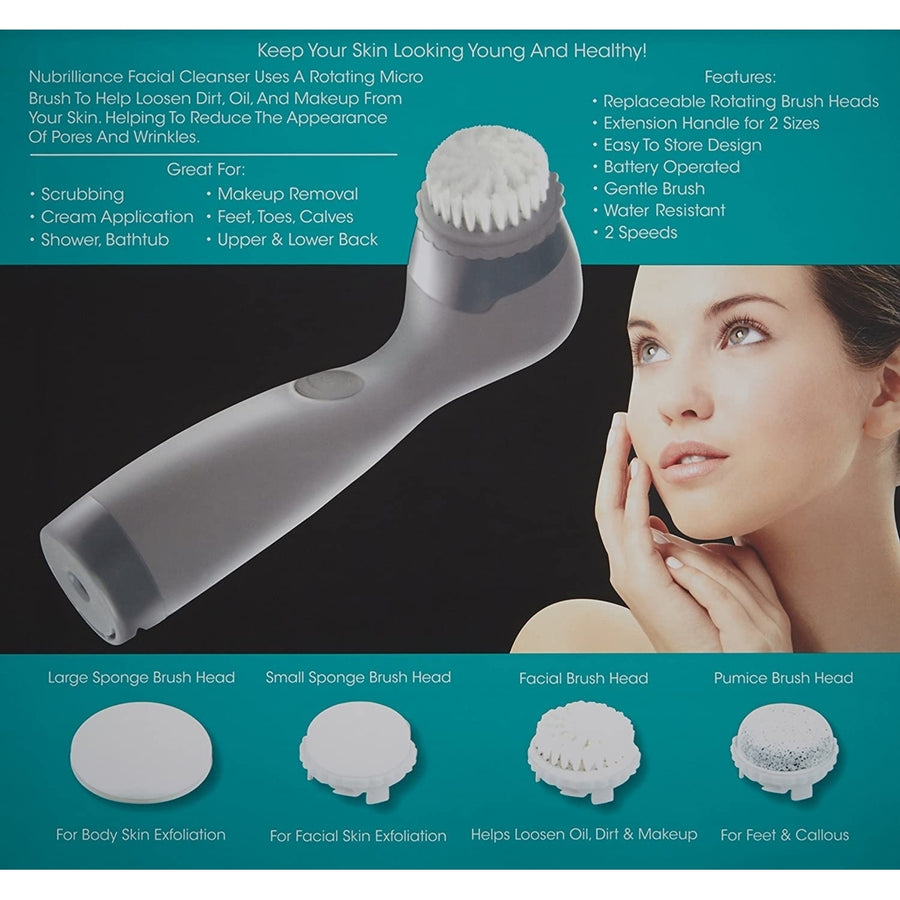NuBrilliance Professional Facial and Body Cleansing System Image 1