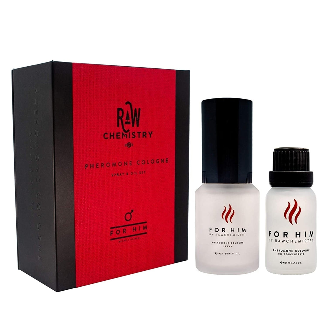 RawChemistry Pheromone Cologne Gift Set - Bold Extra Strength Formula Image 1