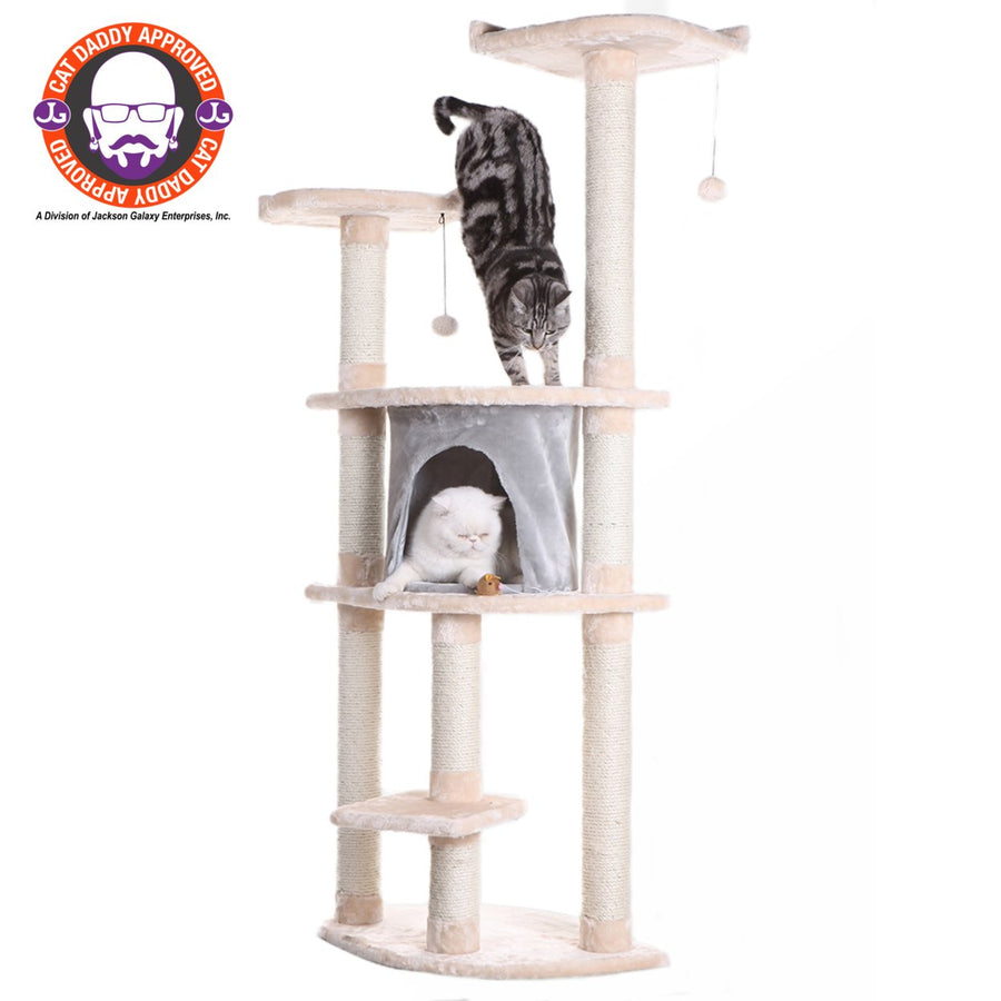 Armarkat Real Wood Classic Cat Tree Model A6401Blanched AlmondClassic Model A6401 Image 1