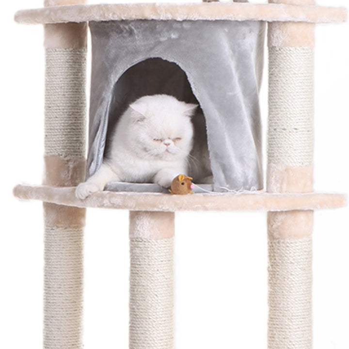 Armarkat Real Wood Classic Cat Tree Model A6401Blanched AlmondClassic Model A6401 Image 4
