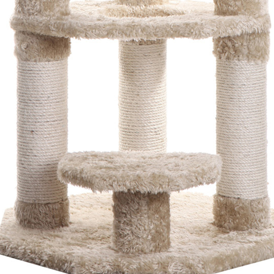 Armarkat Cat Climber, Real Wood Cat Junggle W Sisal Carpet, Jackson Galaxy Approved Image 4