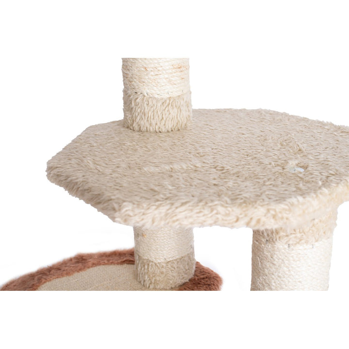 Armarkat Cat Tree X5703 Multi-Level Wood Climber Jackson Galaxy Approved Khaki Image 4