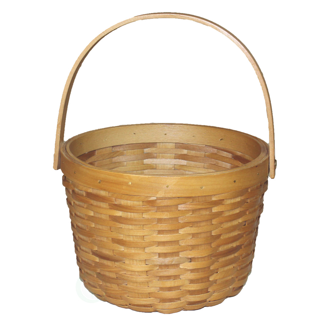 Small Wood Chip Apple Picking Basket Image 1