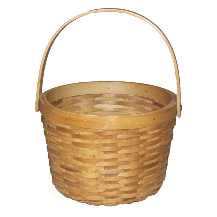 Small Wood Chip Apple Picking Basket Image 1