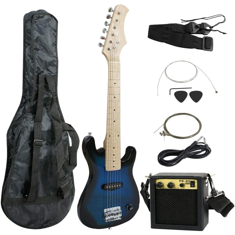 Smartxchoices 30" Kids Electric Guitar with 5W Amplifier,PicksGig BagStrapCable and Accessory Kit Image 1
