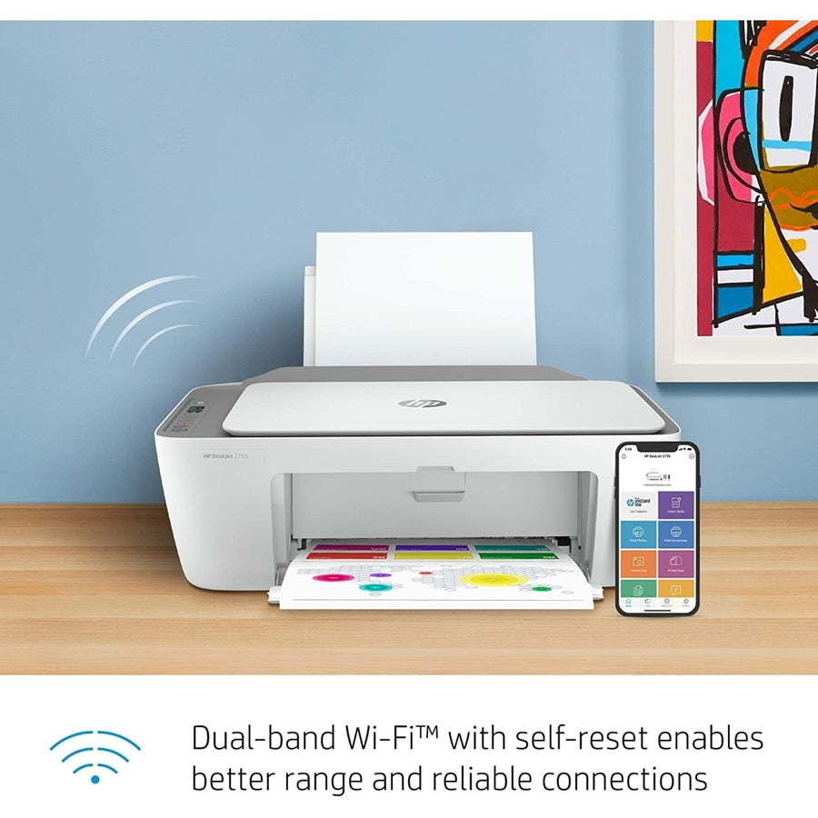 HP DeskJet 2755 Wireless All-in-One Printer Image 1