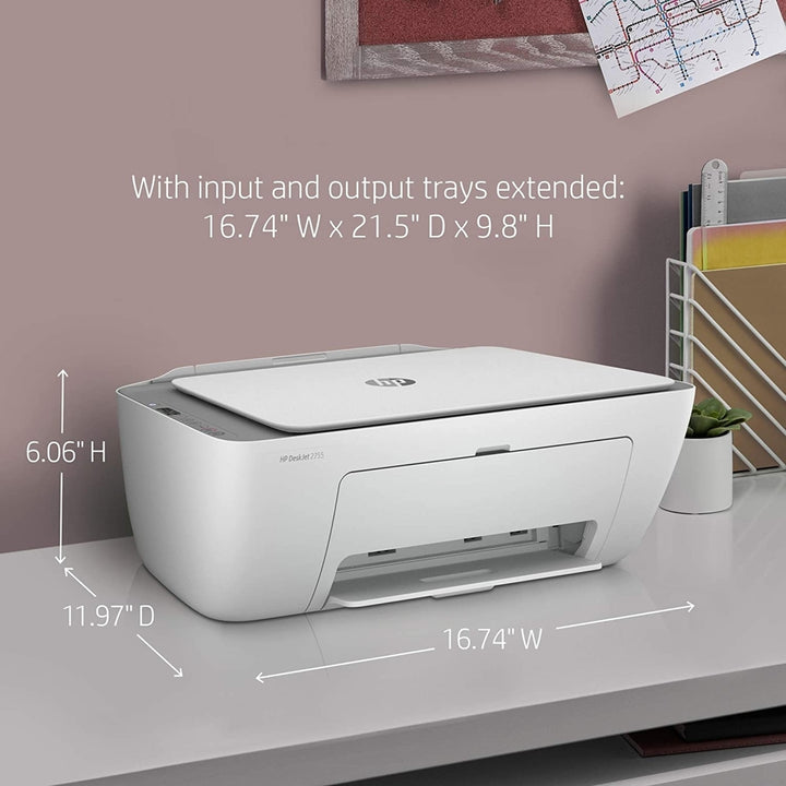 HP DeskJet 2755 Wireless All-in-One Printer Image 2