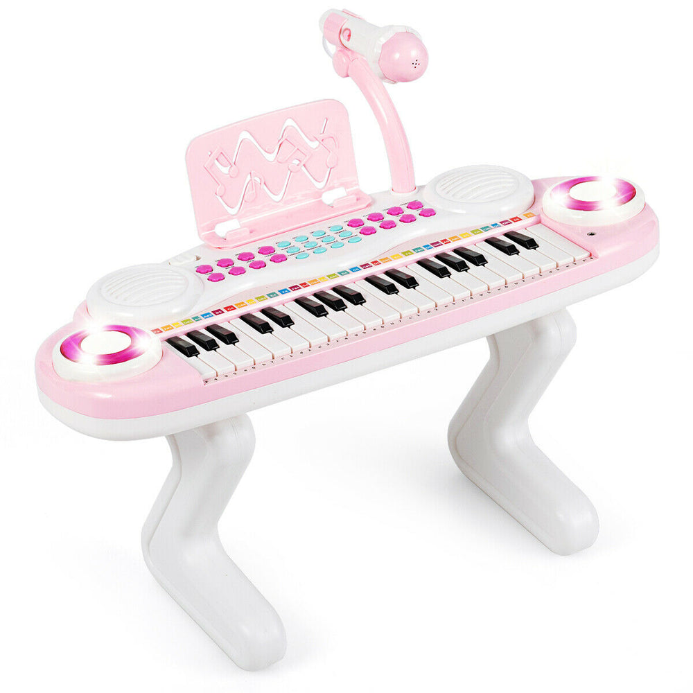 Z-Shaped Kids Toy Keyboard 37-Key Electronic Piano Image 2